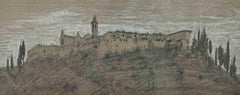 Landscape - Drawing by Alfred Pichon - Early 20th Century