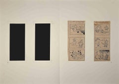 Storia di un ragazzo - Disegno a penna di Filiberto Scarpelli - 1910