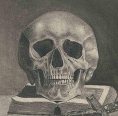 Memento Mori - Drawing attr. to Franz Biedermann - 1902