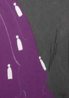 La Traviata - Clara - 1er acte - Dessin d'Erté - 1951