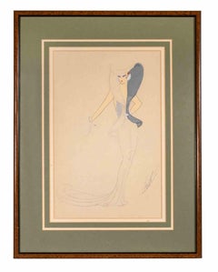 Elegant - Drawing by Erté - Mid-20th Century