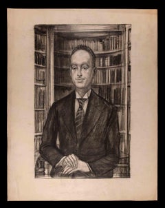 Portrait of Man - Drawing - Mid 20th century