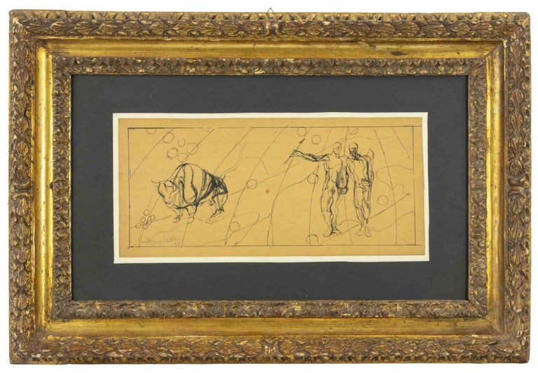 Signs of the Zodiac - Drawing by Jacques Villon - 1937 For Sale 1