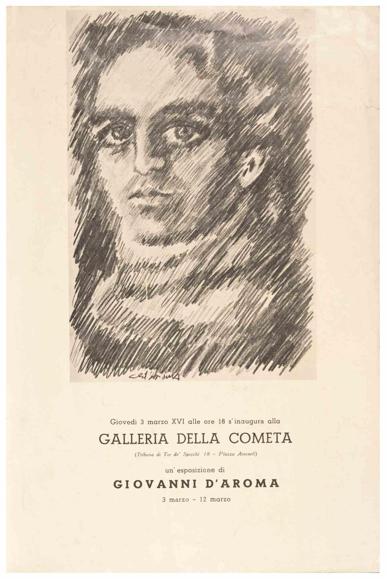 Galleria della Cometa Rom  -Vintage-Katalog der Galleria della Cometa - 1938 – Art von Giovanni D'Aroma