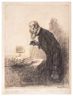 Old Man - Drawing By Ricardo Florés  - 1900
