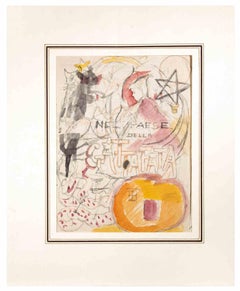 In the Land of the Cat - Drawing by Mino Maccari - 1950s