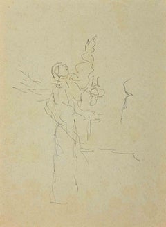 Angele - Drawing - Mid-20th Century