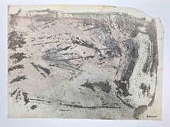 Abstract Composition - Watercolor drawing by Paul Ackerman - Mid-20th Century