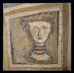 Woman - Mosaic on Cement Panel by Massimo Campigli - 1940s