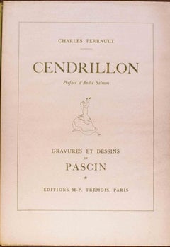 Antique Cendrillon - Rare Book illustrated by Jules Pascin - 1920