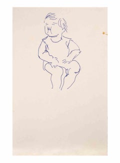Child - Drawing By Reynold Arnould - Mid-20th century