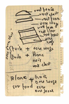 Sketch - Drawing By Reynold Arnould - 1970