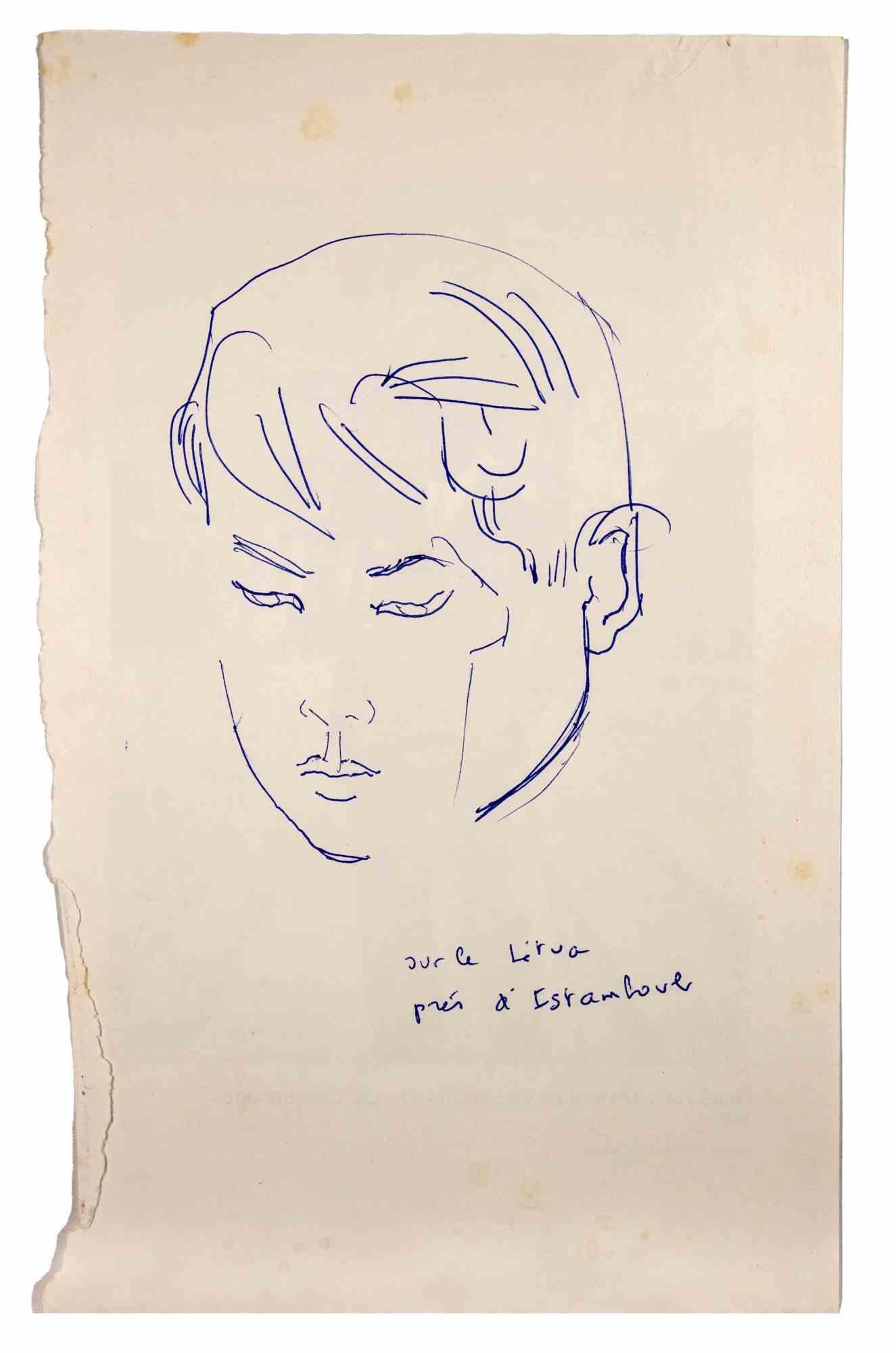 Boy - Drawing By Reynold Arnould - 1970