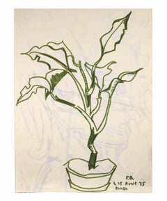 Plant - Drawing By Reynold Arnould - 1975