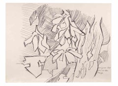 Composition - Dessin de Reynold Arnould - 1970