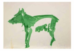 Boar – Zeichnung von Reynold Arnould – 1970
