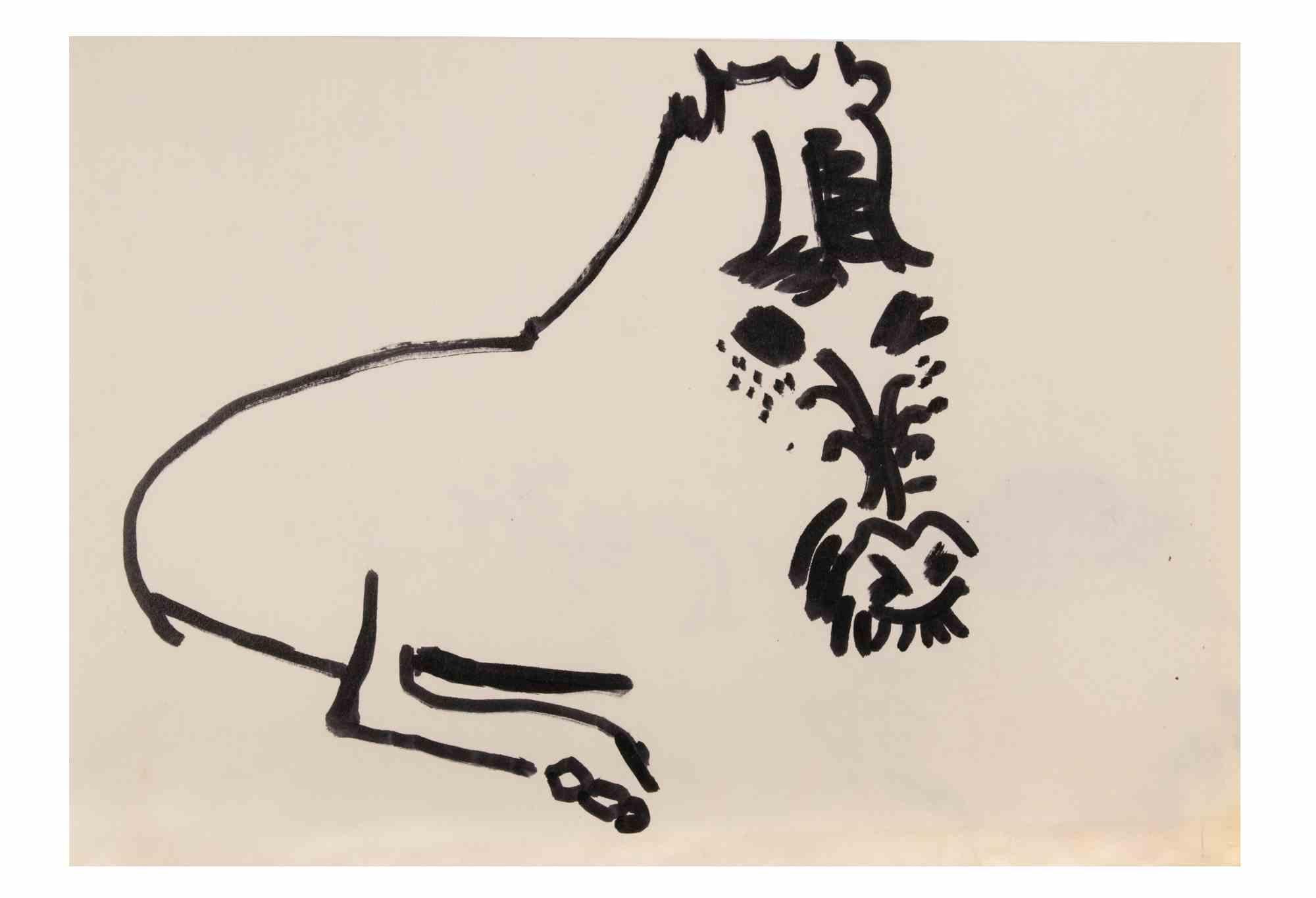 Animal - Drawing By Reynold Arnould - 1970