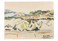 Landscape - Drawing By Reynold Arnould - 1979