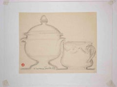 Still Life - Drawing by Suzanne Tourte - Mid-20th Century