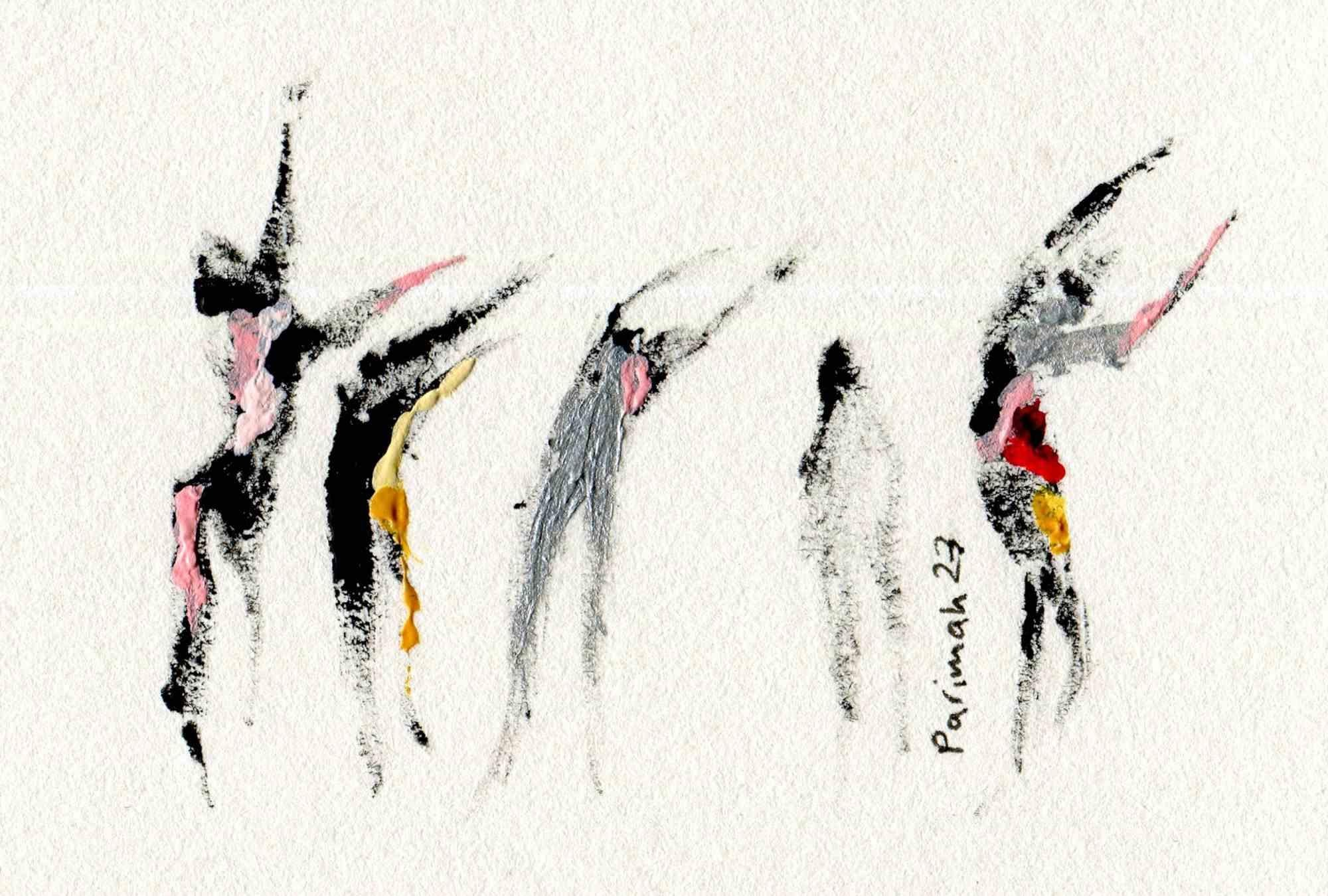 Il canto della libertà - Disegno di Parimah Avani - 2023 in vendita 2
