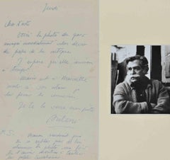 Lettre - par Antoni Clavé - Milieu du 20e siècle
