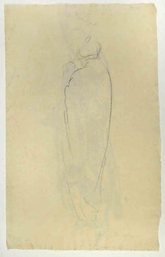 The Man With Turban - Drawing - 1970s