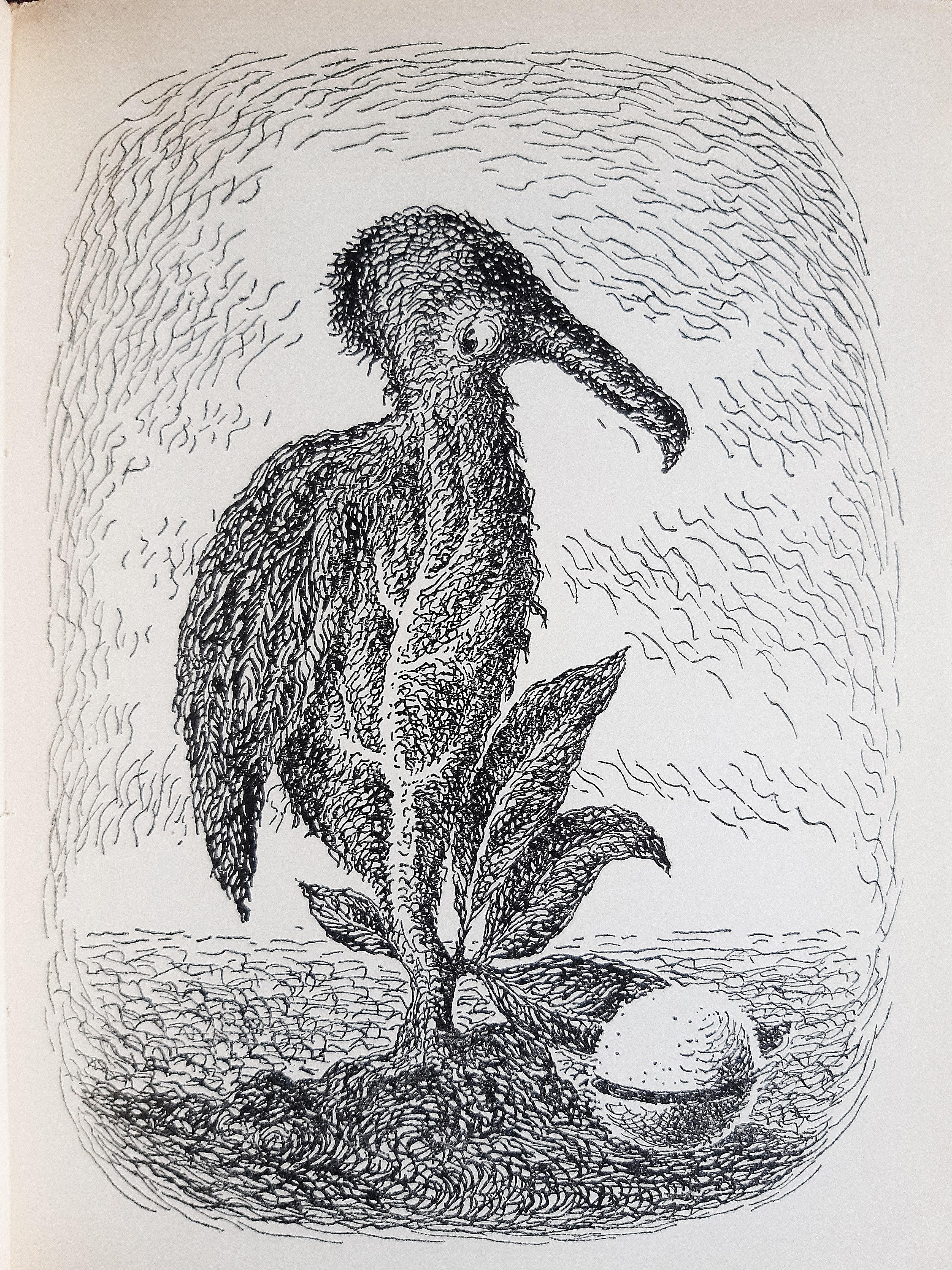 Les Chants de Maldoror ist ein modernes, seltenes Originalbuch, das von Comte de Lautréamont, dem Pseudonym von Isidore Lucien Ducasse (Montevideo, 1846 - Paris, 1870), geschrieben wurde.  illustriert von René Magritte (1898 - 1967) im Jahr