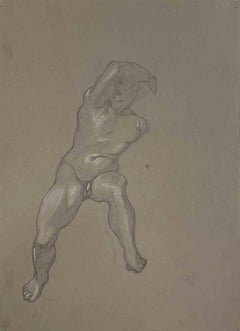 Vintage Nude after Michelangelo - Mixed Media by Luigi Russolo - 1933/34