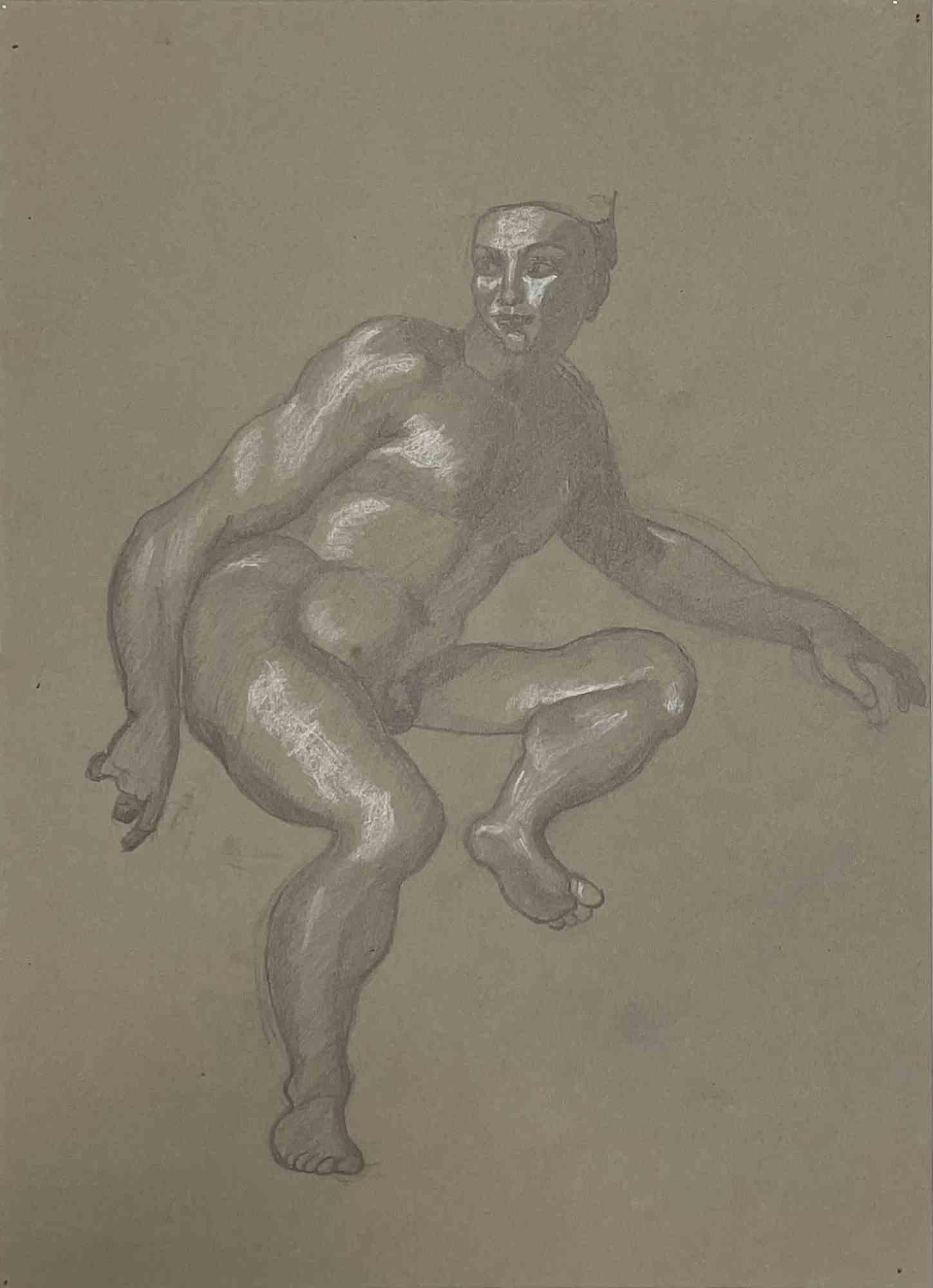 Nude after  Michelangelo is an artwork realized by Luigi Russolo in 1933/34.

Mixed Media on Paper.

cm. 33x24,3. 

Good conditions!

Luigi Carlo Filippo Russolo (Portogruaro, 30 April 1885 - Laveno-Mombello, 4 February 1947) was an Italian
