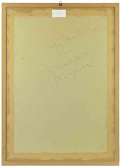 Gatto - Disegno di Novella Parigini - Anni '70