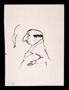 Le carte parlanti - Disegno di Mino Maccari - 1948