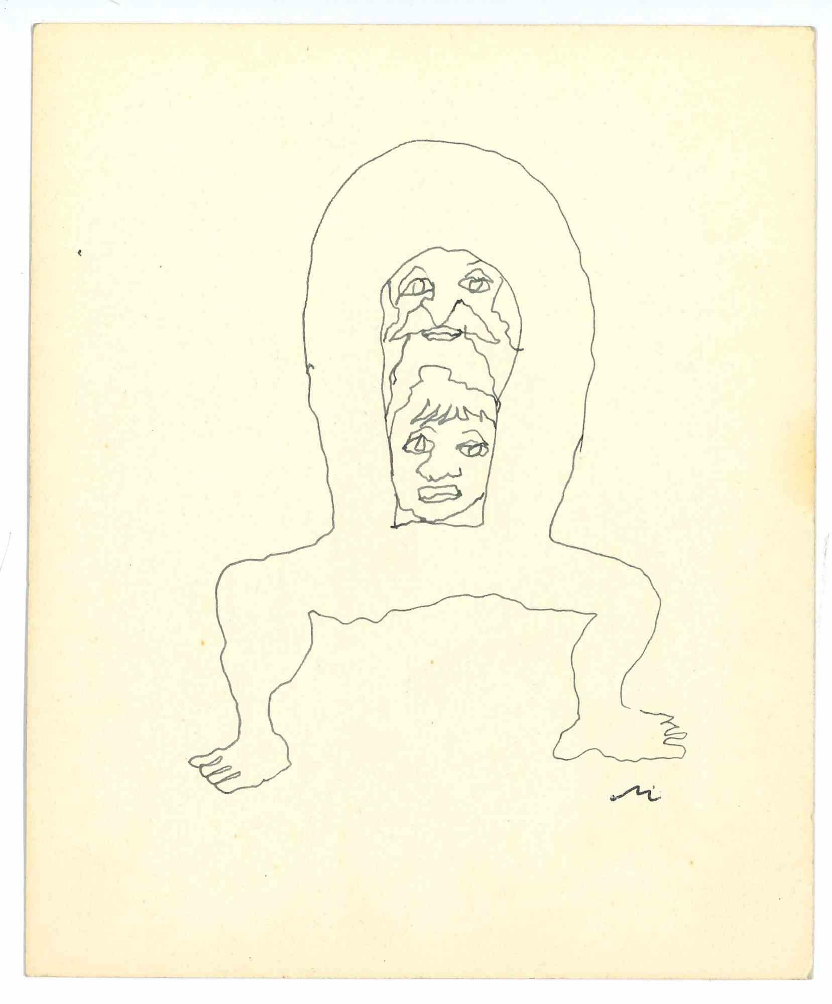Distorted Body is a China Drawing realized by Mino Maccari  (1924-1989) in the 1960s.

Monogrammed on the lower.

Good conditions.

Mino Maccari (Siena, 1924-Rome, June 16, 1989) was an Italian writer, painter, engraver and journalist, winner of the