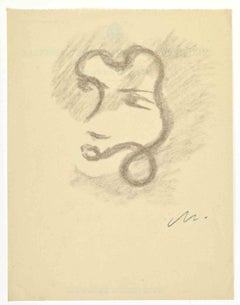 Das Porträt – Zeichnung von Mino Maccari – 1940er Jahre