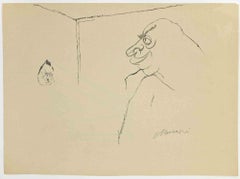 Le Boss - Dessin de Mino Maccari - 1945