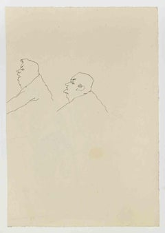 Portrait - Drawing by Mino Maccari - 1960s