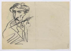 Nude Dancer - Drawing by Mino Maccari - 1960s