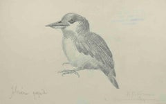 The Bird - Drawing by Augusto Monari - Early 20th Century