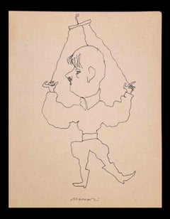 The Dictator - Drawing by Mino Maccari - 1945