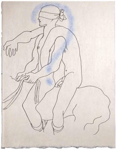 Riders - Lithograph by Jean Cocteau - 1930s