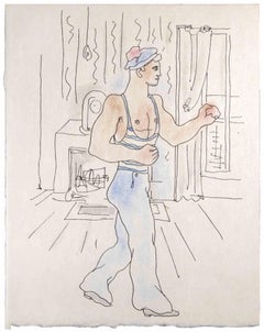 Sailor - Lithograph by Jean Cocteau - 1930s