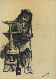 Painter - Drawing by Alberto Ziveri - 1930s
