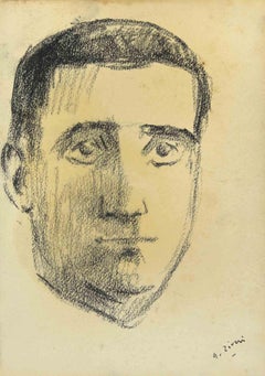 Portrait - Dessin d'Alberto Ziveri, années 1930