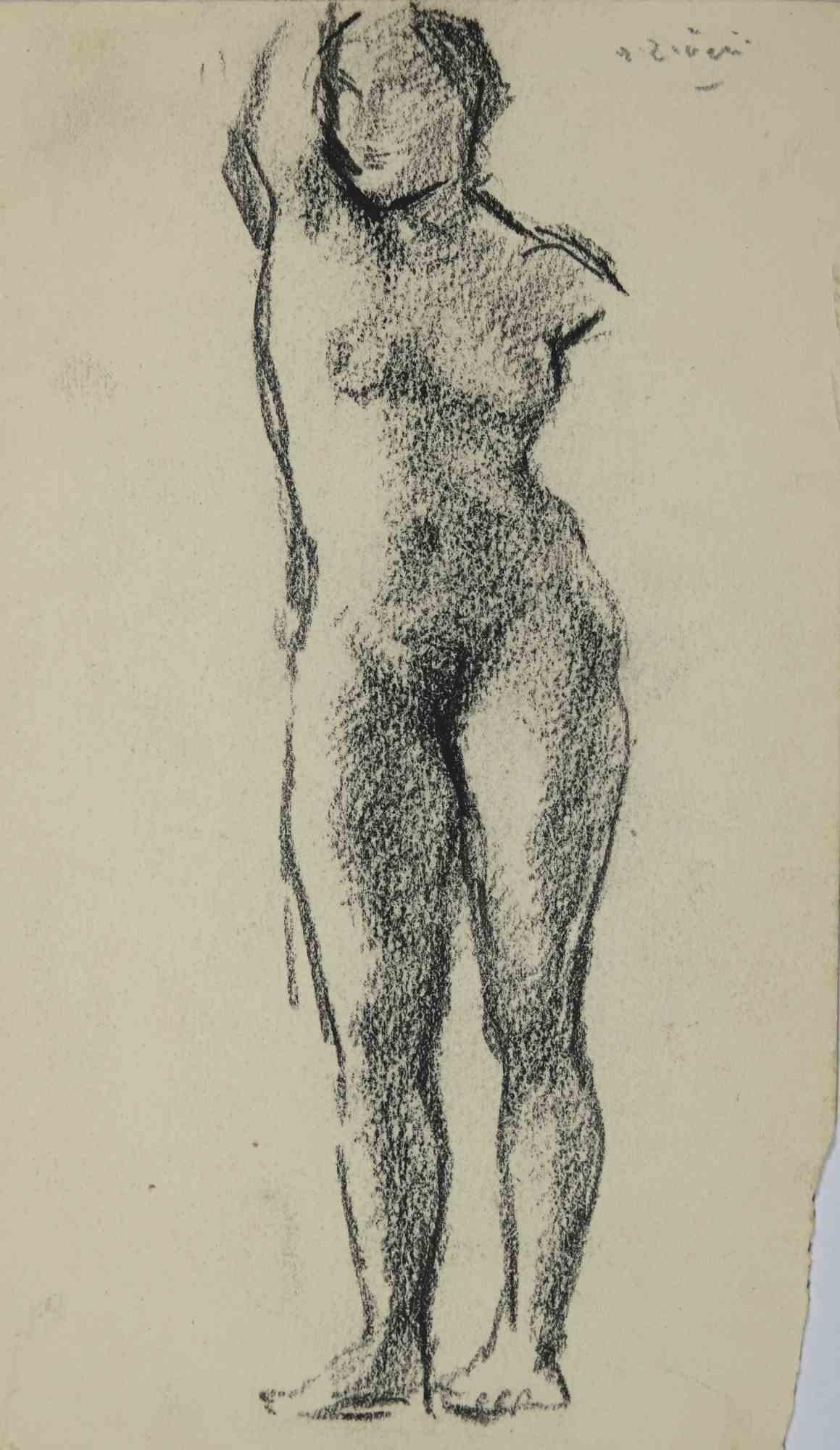 Der Akt ist eine Zeichnung von Alberto Ziveri aus den 1930er Jahren.

Zeichenkohle auf Papier

Handsigniert.

In gutem Zustand. 

Das Kunstwerk wird durch geschickte Striche meisterhaft dargestellt.

Alberto Ziveri (Rom, 1908 - 1990), der