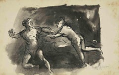 The Couple - Drawing by Alberto Ziveri - 1930s