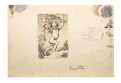 The Angel - Drawing by Louis Anquetin - Early 20th Century