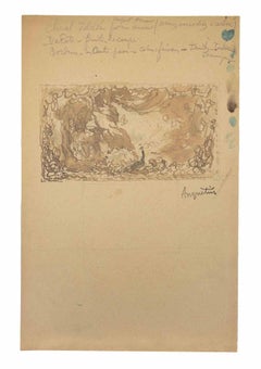 The Bird - Drawing by Louis Anquetin - Early 20th Century