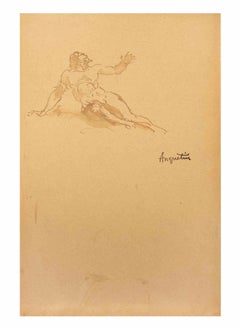 Nude - Drawing by Louis Anquetin - Early 20th Century