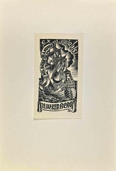 Ex Libris -Nildesperandum - Mid 20th Century