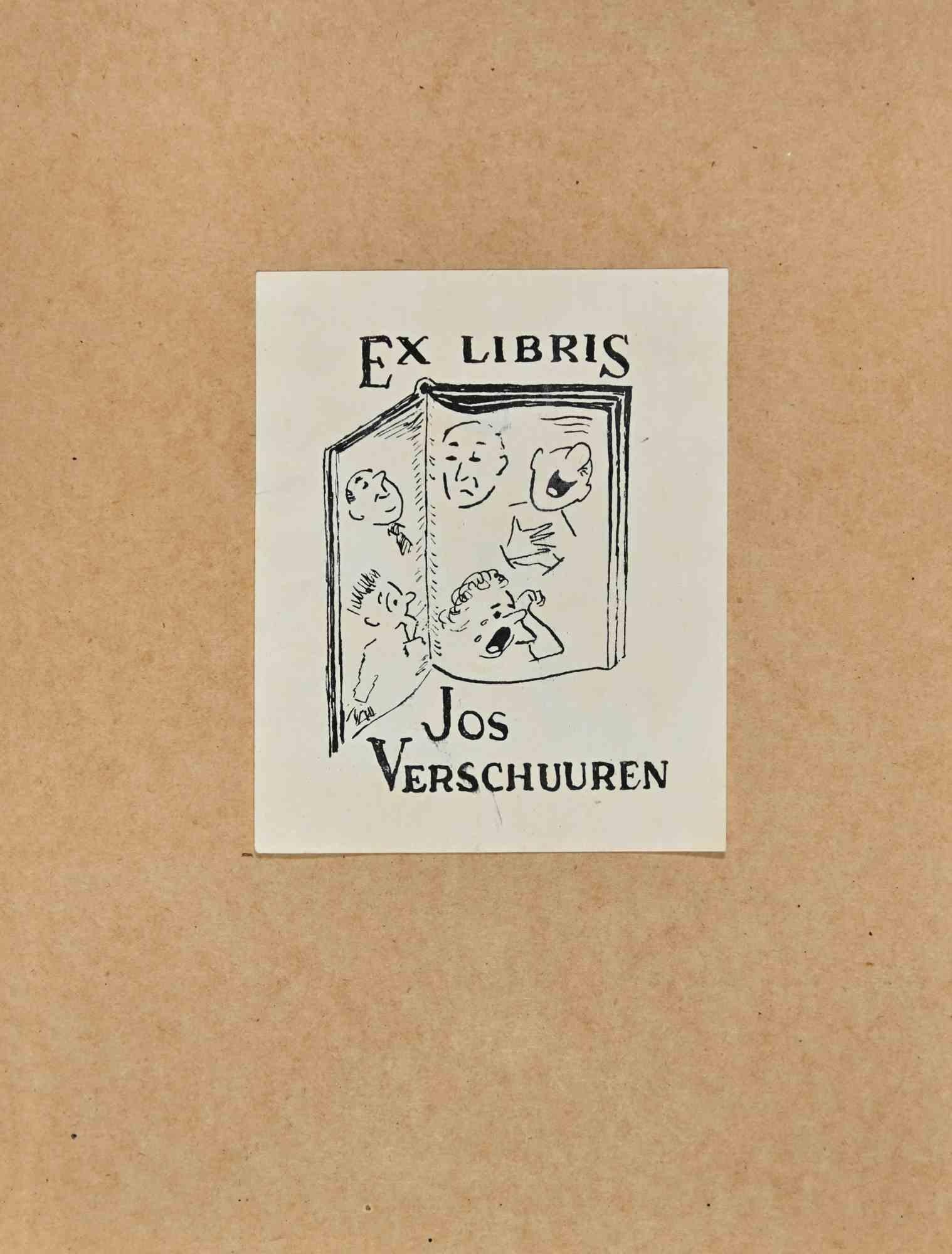  Ex Libris - Jos Verschuuren - Mid 20th Century