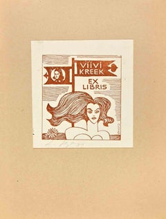  Ex Libris - Viivi Kpeek - Mid 20th Century